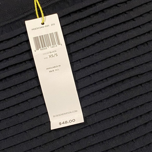 BCBG Tube Black Mini Skirt Bodycon - Picture 6 of 7